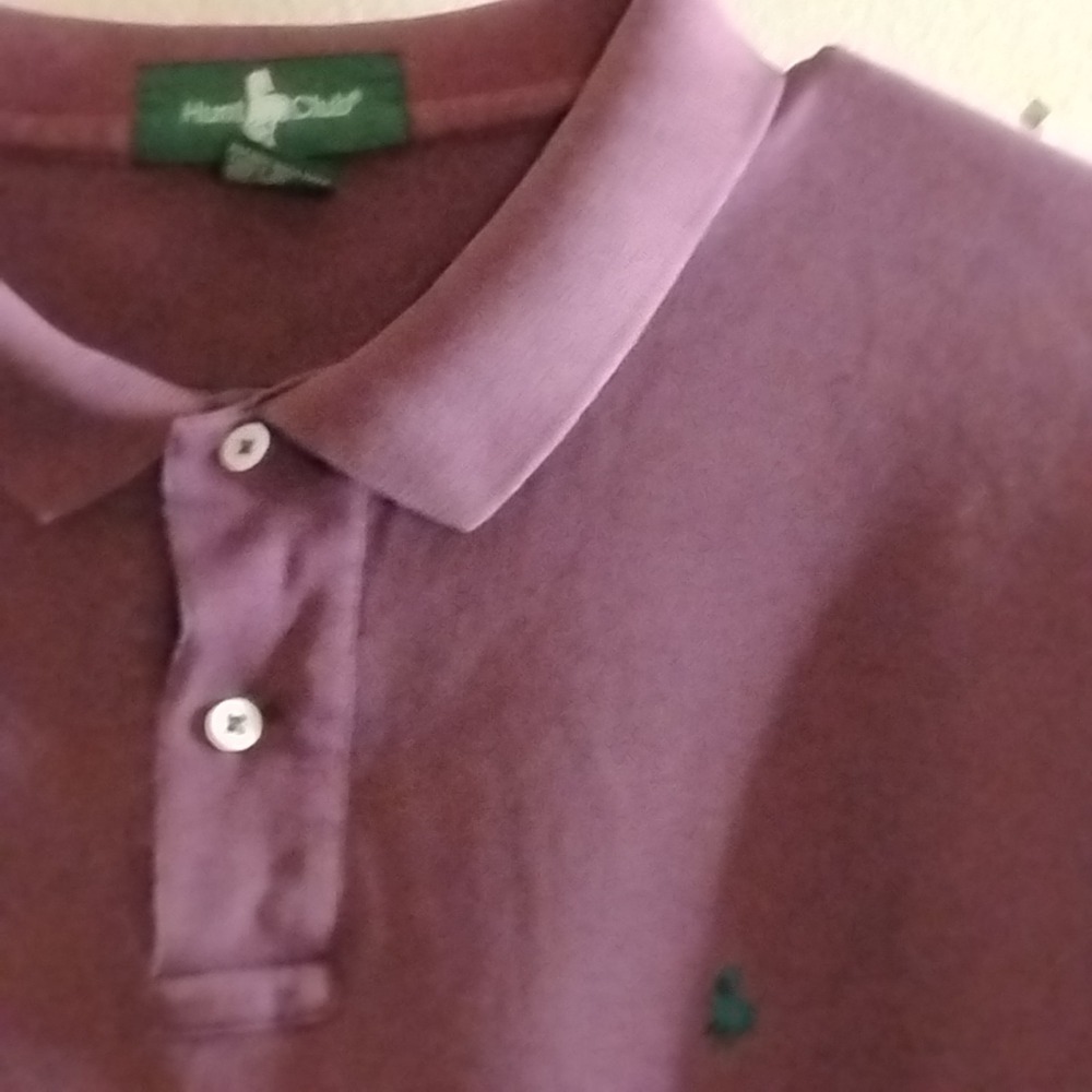 Hunt Club Purple Polo Shirt Men's Size L Short Sleeve Embroidered Logo - Picture 2 of 7